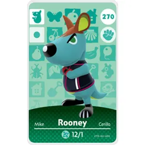 Rooney - Villager NFC Card for Animal Crossing New Horizons Amiibo
