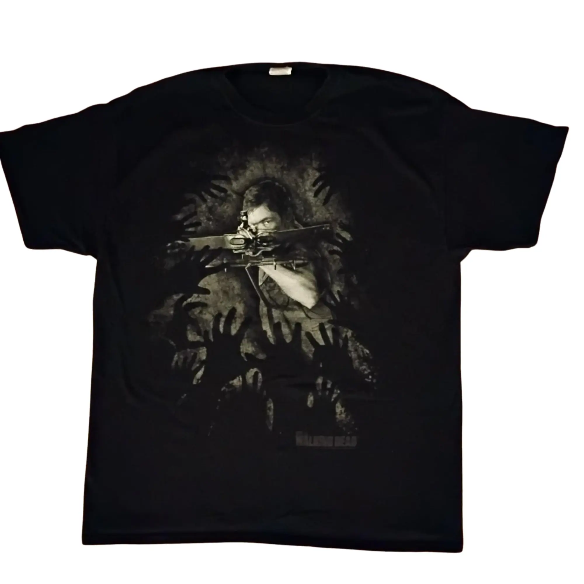 The Vintage Crossbow Survivor Shirt, Y2K Undead Survival T-Shirt, Dark Apocalyptic Character Graphic Tee, Gift for Men, Gift for Women, Crew Neck T-shirt, Trending T-shirt
