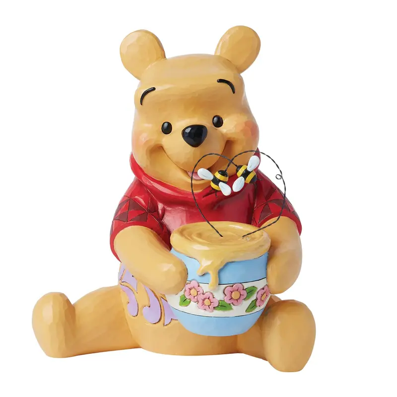 Disney Traditions Pooh with Honey Pot Figurine
