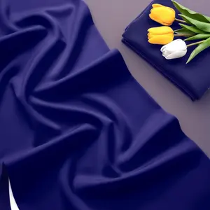 4-Way Stretch Nylon Spandex Fabric (80/20) - 60" Wide by The Yard. Perfect for Swimwear, Activewear, Leggings, Dance & Yoga Outfits. High-Quality Sewing Fabric (Navy Blue, 1 Yard)