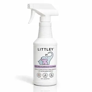 Littley 16oz infant & toddler toy and surface cleaner | fragrance-free HOCl spray for toys, high chairs & baby essentials