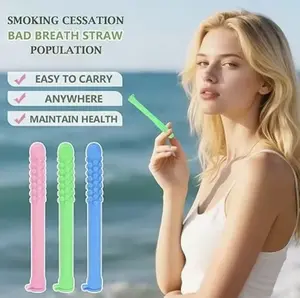 Chewable Essential Oil Breath Stick, Chewable Breather Quit Smoking with Essential Oil, Stop Smoking Aids Work Chewable Breath Sticks, Healthcare