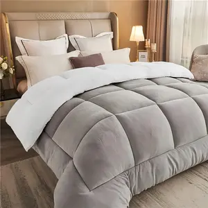 Queen 1-Pc Comforter Set: 1 Heavyweight Fluffy Comforter, Thickened Soft Plush Bedding for Cold Nights & Cozy Sleep