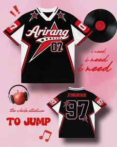 Kpop Group Bangtan-Style Football Jersey, Custom Bangtan Boys Members Football Jersey For Army, Bangtan World Tour 2026 Merch Top, Bangtan Comeback 2026 Sports Vest