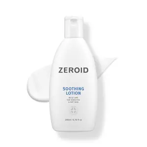 ZEROID | Soothing Lotion | Moisturizer for Sensitive Skin | Skin Barrier Repair | Face & Body Lotion for Soothing & Calming | Lotion for Extremely Dry Skin | Korean Skin Care | 6.76 fl oz (200ml)