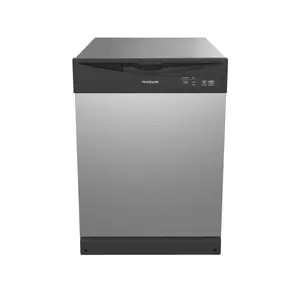 Frigidaire 24 Inch Built-In Dishwasher with 2 Wash Cycles, 12 Place Settings, Stainless Steel - Top Load