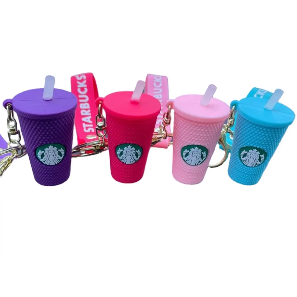 Silicone Coffee Cup inspired Keychain