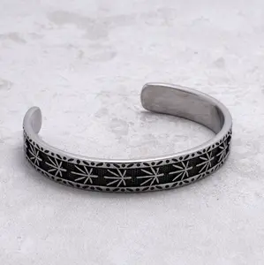 Wild Vine Steel Hearts Cuff