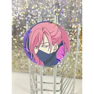 Cherry Blossom SK8 The Infinity Button - Tinplate Material, 2.3 Inch Diameter