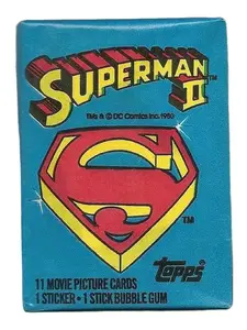 1981 Topps Superman II Unopened Wax Pack