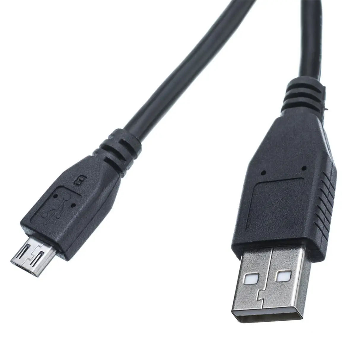 212 MAIN Black Micro USB 2.0 Cable - Type A & Micro-B Male Connectors, 1.5 ft Pure Copper Tech Accessory, Hi-Speed Data Transfer Cable for Reliable Device Connection, USB Phone & Electronics Accessory, Accessories