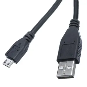 212 MAIN Black Micro USB 2.0 Cable - Type A & Micro-B Male Connectors, 1.5 ft Pure Copper Tech Accessory, Hi-Speed Data Transfer Cable for Reliable Device Connection, USB Phone & Electronics Accessory, Accessories