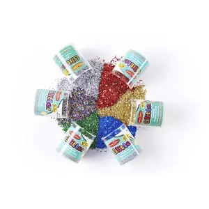 Charles Leonard 6-Pack Glitter Kit, Festive Decorations & Party Supplies for Home Use