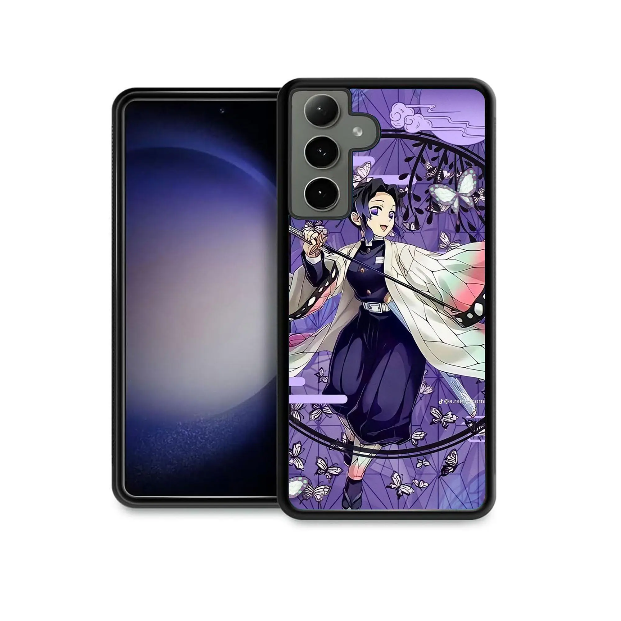 Anime Cute Demon Slayer Kimetsu no Yaiba Nezuko Zenitsu Inosuke Phone Case for Samsung Galaxy A15, A13 A14 A16 A21 A22 A23 A25 A26 A31 A32 A33 A34 A35 A36 A42 A51 A52 A53 A54 A55 A56 A73 5G Shockproof Cover