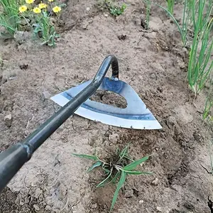Hollow Design Garden Weeding Hoe, Sharp Steel Labor-Saving Soil Loosening Tool, Durable Garden Hoe for Weeding, Digging, Trenching & Planting – Ideal for Home Garden & Farm Maintenance, Durable Gardening Tools