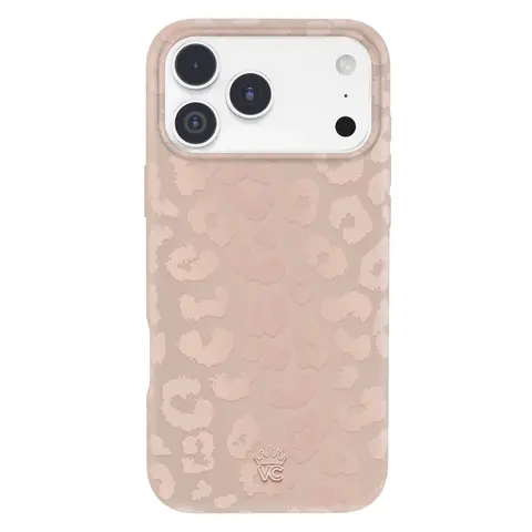 Velvet Caviar Stylish Shockproof Aesthetic Nude Leopard Animal Print Cellphone Case - Durable TPU Protective Cover, Wireless & Magnetic Drop Protection - Fits iPhone 18 Pro Max, 18 Pro, 17, 16, 15 & More