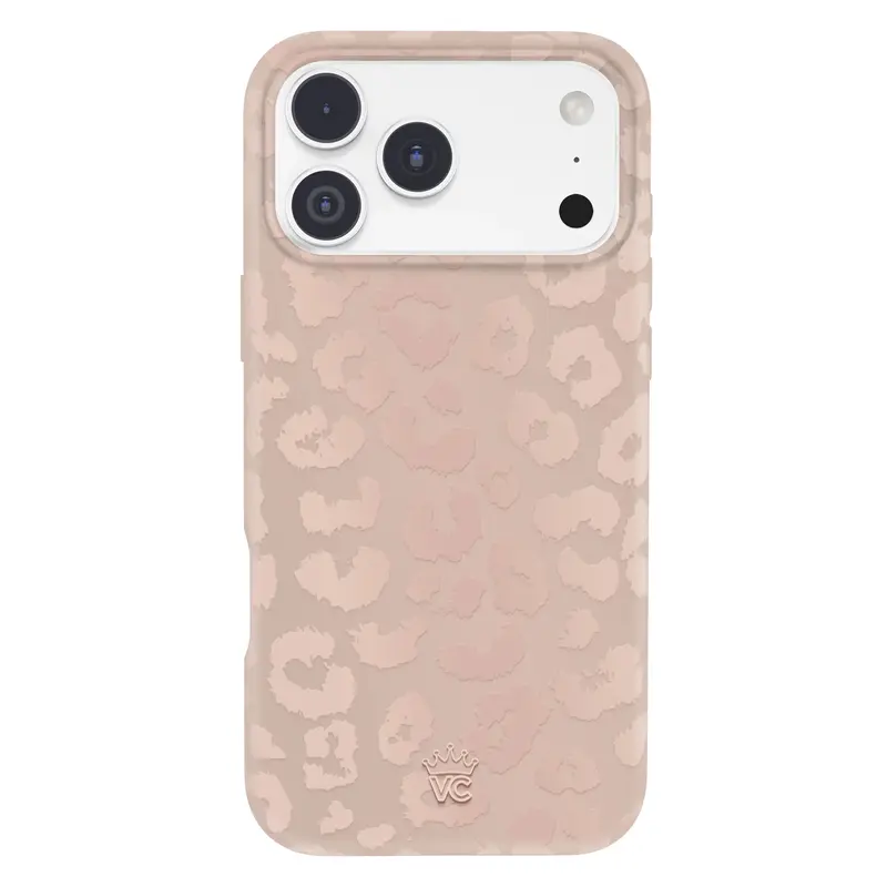 Velvet Caviar Stylish Shockproof Aesthetic Nude Leopard Animal Print Cellphone Case - Durable TPU Protective Cover, Wireless & Magnetic Drop Protection - Fits iPhone 18 Pro Max, 18 Pro, 17, 16, 15 & More