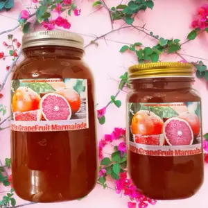 100% grapefruit real fruit pure marmalade Natural Organic  / Confiture chadèque