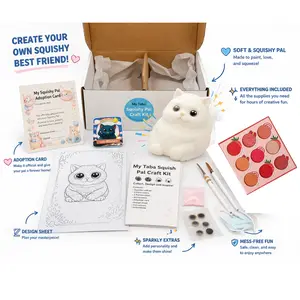 Squishy Craft Kit - Blind Box Lucky Cats Blind Box Unboxing