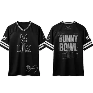 CUSTOM NAME Bowl Football Jersey, Here For The Benito0 Top, Music Concert Outfit Gift Idea, Bowl Show Inspired Unisex Fans Top