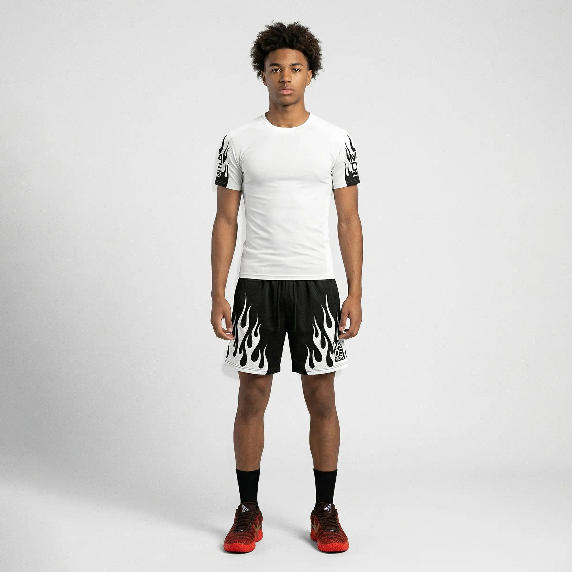 On Fire Mesh Shorts