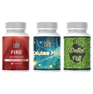 Gain Life Trio Daily Wellness Vitamins Dietary Supplement