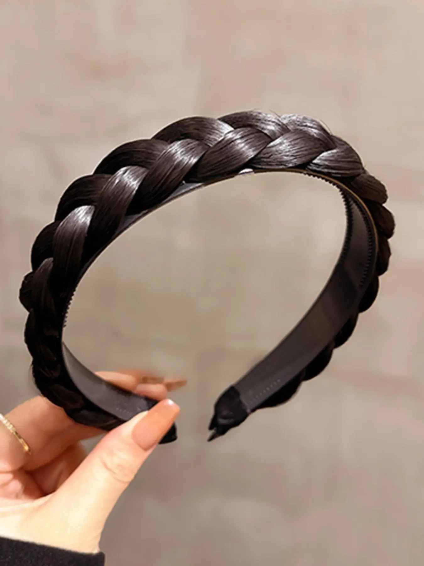 Hair Braids Design Headband, Fashionable Fishbone Braids Headband, Hair Accessories for Women & Girls, Synthetic Wigs for Daily Use, Knotted Headband, Headbands Women, Braided Headband, Hairband