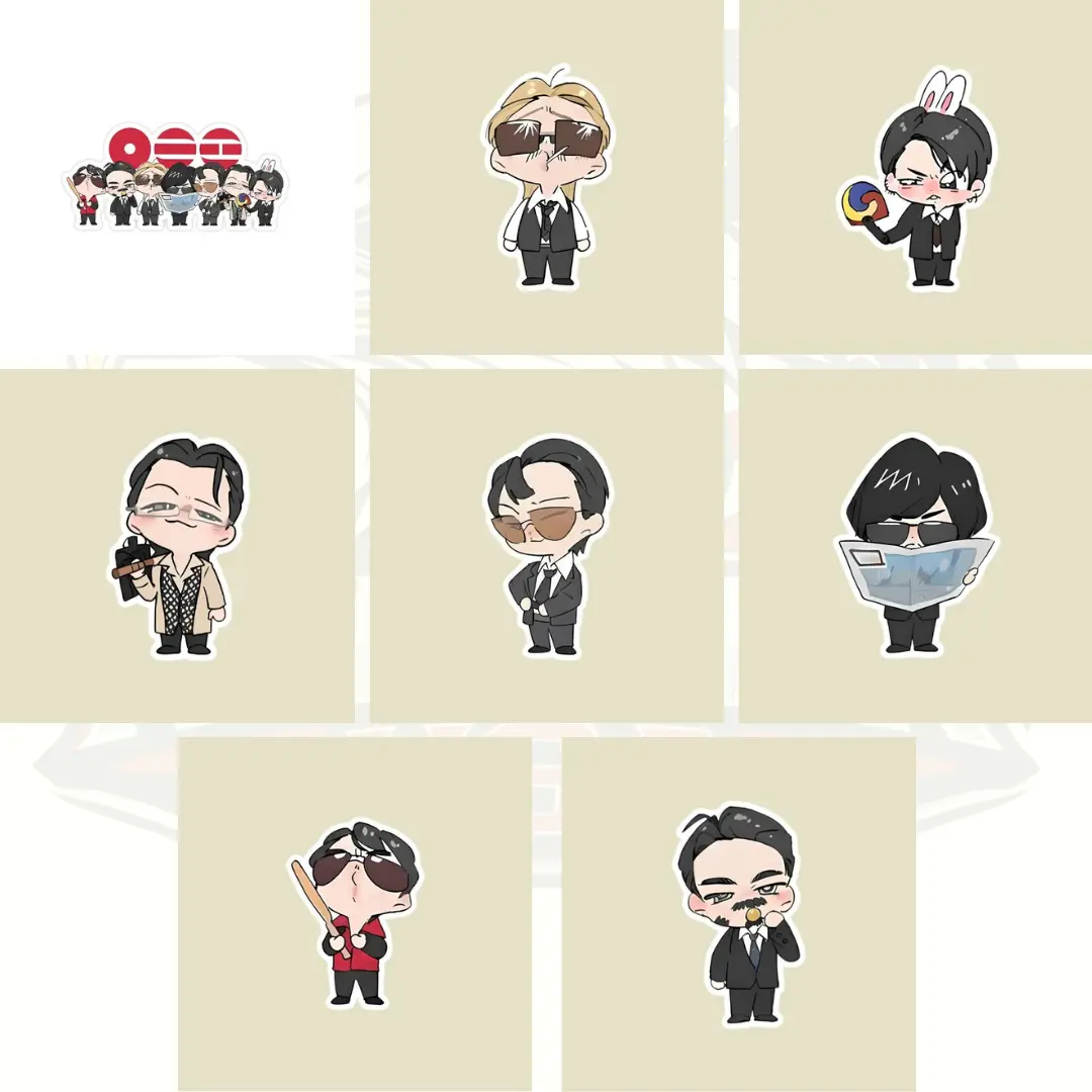 [Die-cut] Cute Chibi Sticker, Arirang Sticker, 2026 world Tour Gift for Fan, Concert Gift for Army, Gift For Fan