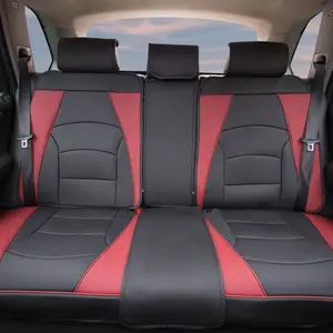 Comfort Ultra Rear Burgundy Deluxe Leatherette Bench Seat Cushion Pad - Durable, Soft Padded Cushions for Bench Seating, Durable Cushions, Easy Install
