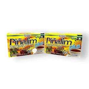 2 Pack Pinalim Plus Tea Enhanced with Aguaje Peruano and Artichoke Heart Net Wt. 3.17 Oz (30 tea Bags/0.10 Oz Ea) / Pinalim Healthy Antioxidant
