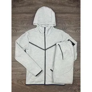 Men's Trendy Casual Spring And Autumn Sportswear, Two-piece Hooded Sweatshirt Boutique Sportswear Set, Sportswear Set, Sweatpants Hooded Sweatshirt Set, Spring Autumn Winter Casual Long Sleeve Two-piece SetSHAA