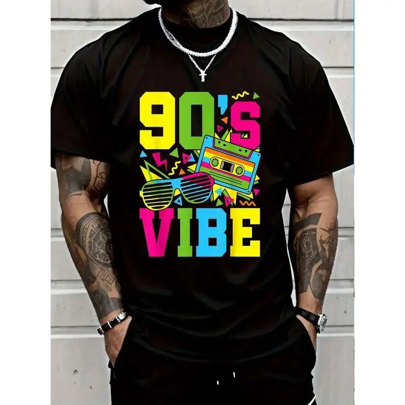 90s Vintage Style, 90s Style Party T-Shirt for Women Men Cotton Clothing
