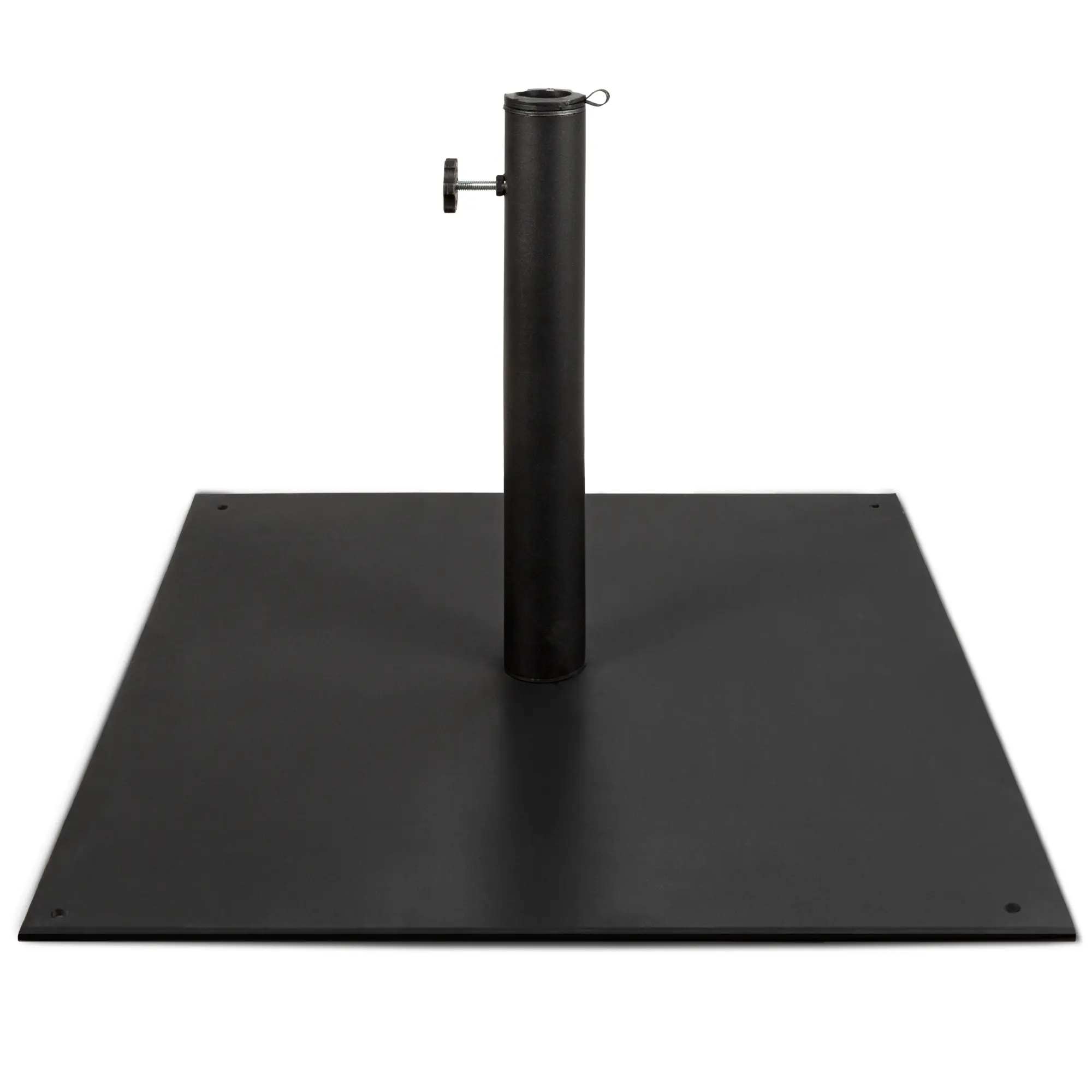 Best Choice Products 38.5lb Steel Umbrella Base, Square Patio Stand w/ Tightening Knob and Anchor Holes - Black Best Choice Products 38.5lb Steel Umbrella Base, Square Patio Stand w/ Tightening Knob and Anchor Holes - Black