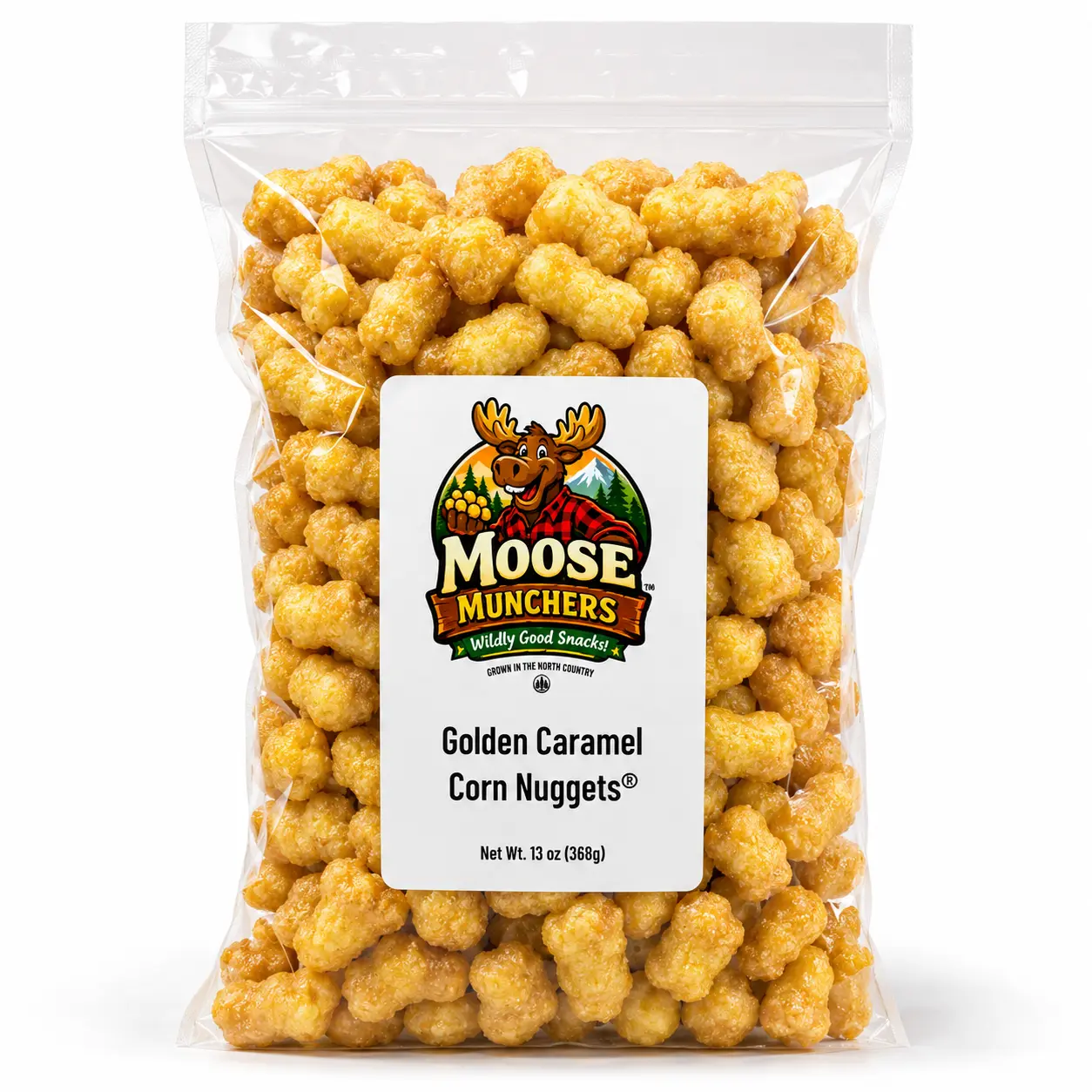 Moose Munchers- Golden Caramel Corn Nuggets