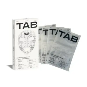 Tech Activated Beauty Silverfusion Sheet Mask 4pc Refill Pack - Plumping, Tone & Firm, Hydrating and Anti-aging Face Masks