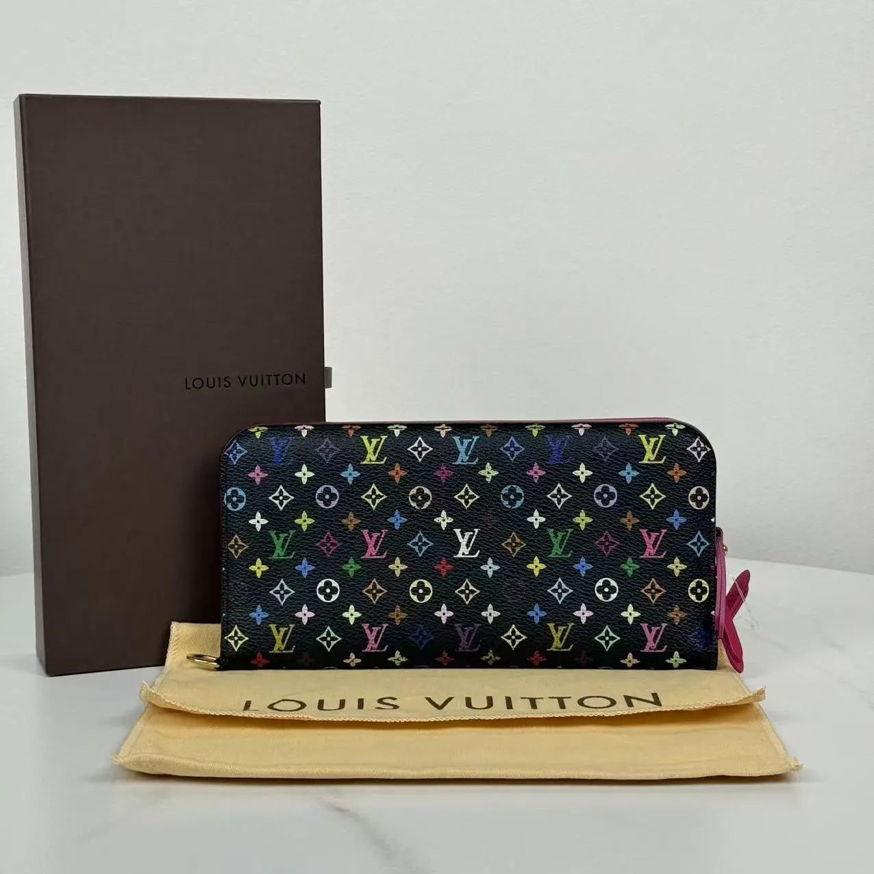 Pre-owned Louis Vuitton Multicolore Monogram Pattern Coated Canvas Insolite Wallet 23112144