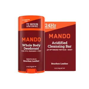 Mando Cleansing Bar & Aluminum Free Deodorant Bundle