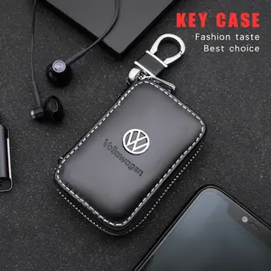 Volkswagen Vw Tiguan Mk2 Golf 7 Mk7 T-Cross T-Roc Polo Touran Car Key Case Bag, Tpu & Zinc Alloy Material, Durable Design, Car Key Accessory