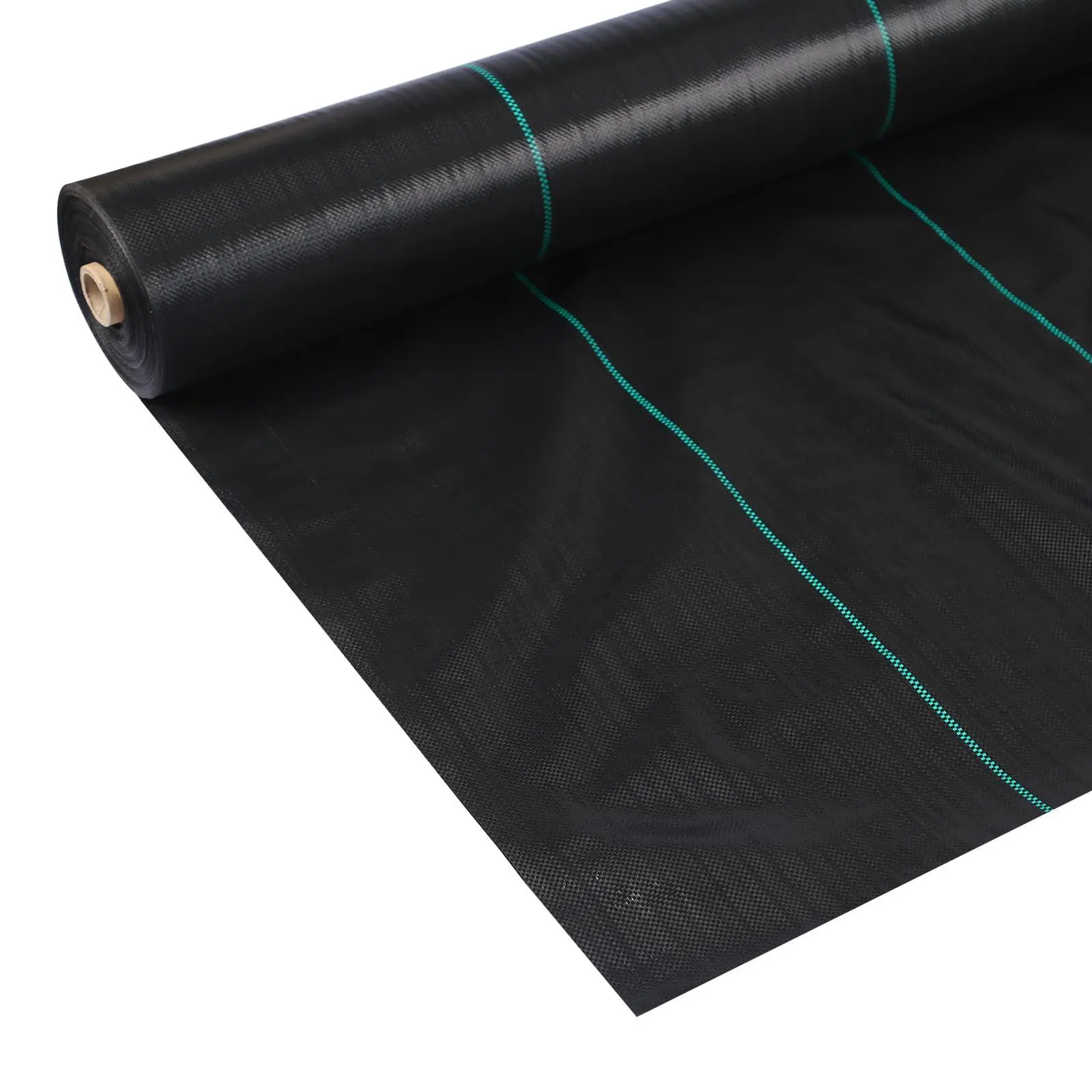 3.2 OZ 6 x 100 FT Weed Barrier Fabric,Heavy Duty Landscaping Fabric Weed Block Ground Fabric for Driveway or Gardening