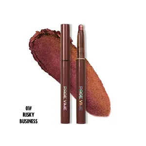 Long-Lasting Creamy Eyeshadow Stick Waterproof Smudge-Proof 10 Shiny Colors Super Creamy Formula Christmas Gift Set For Women Holiday Party