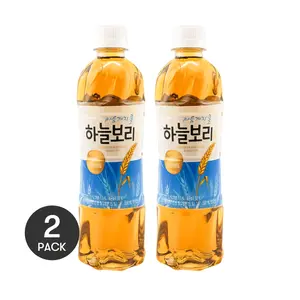 WOONGJIN Korean Barley Tea 500ml Pack of 2 - Zero Calories & Zero Fat