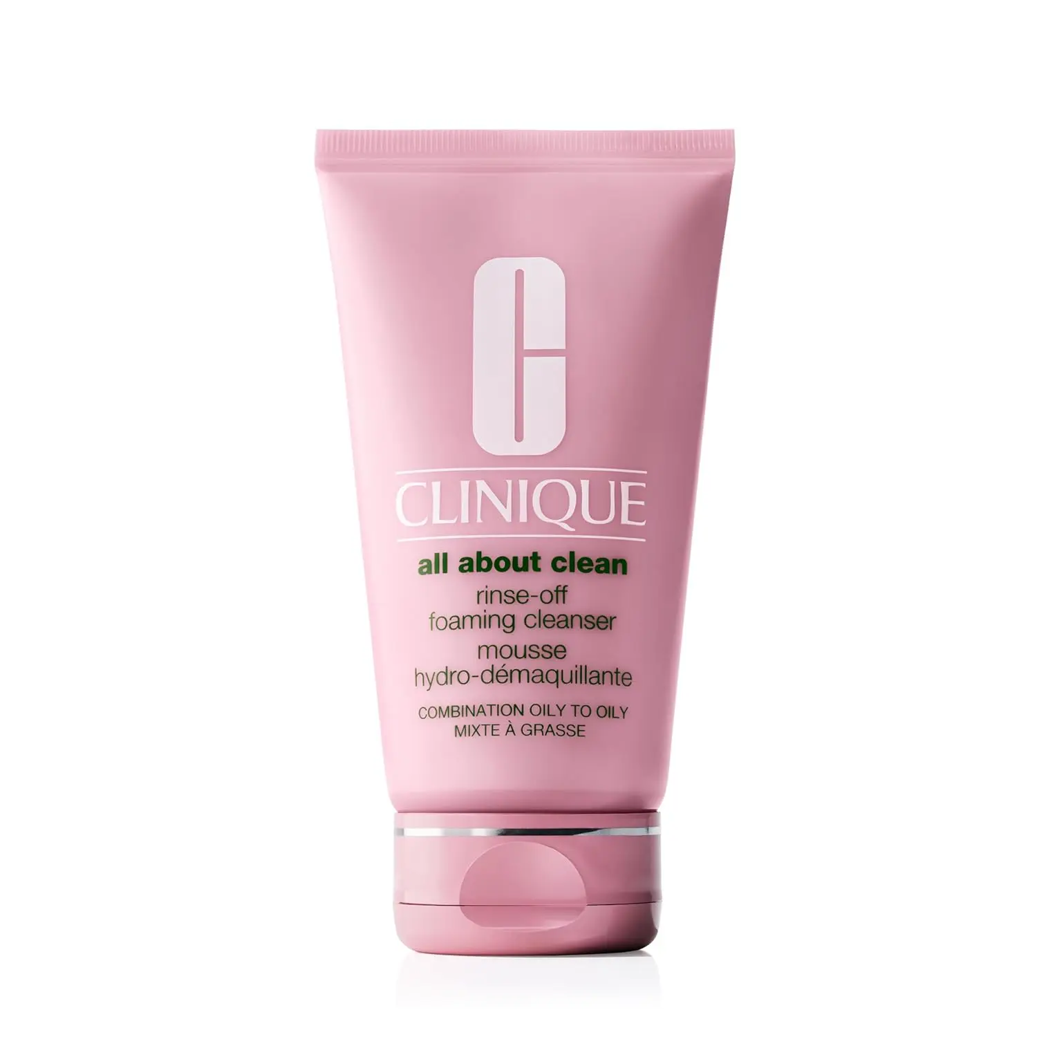 [Clinique] All About Clean Rinse-Off Foaming Face Wash | Face Cleanser With Hyaluronic Acid + Glycerin | For Oily Skin Types | Gentle Face Cleanser