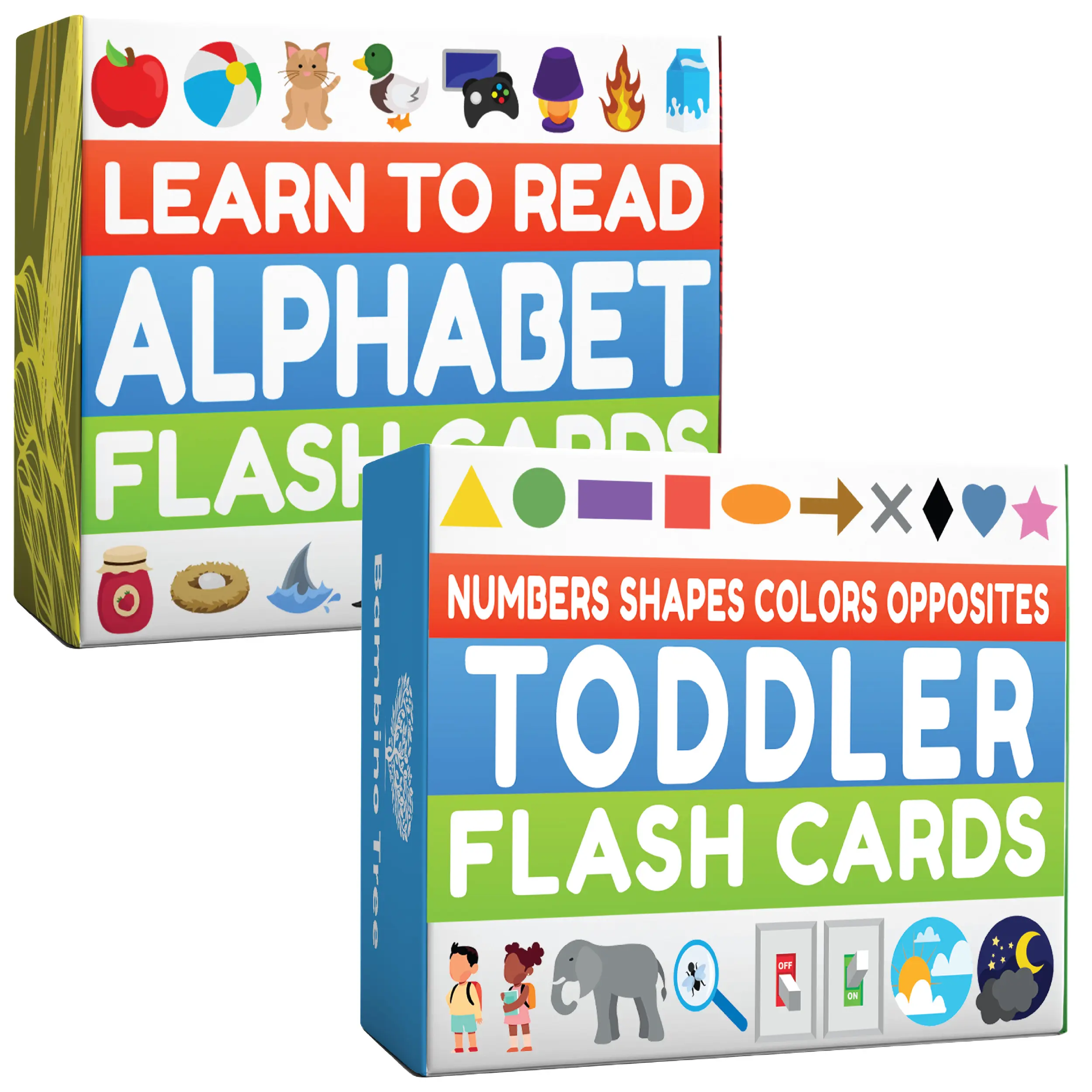 Colors, Numbers, Shapes + Alphabet Bundle