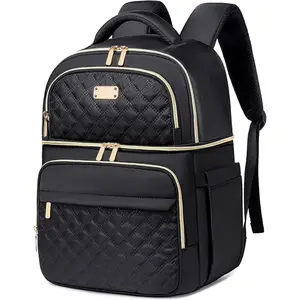 Backpack Cooler Lunch Backpack Double Decker Lunch Box,Insulated Backpack Lunch Cooler Bag, Lightweight Leakproof Lunchbox Backpack for Women Men to Travel,Picnic,Hiking,Beach,Camping