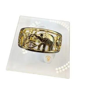 Lucky Sign Elephant Ring for Women - Fashion Accessory