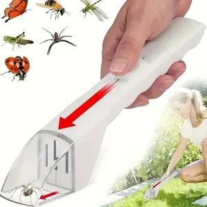 High-Quality Insect Trap with Separate Packaging Box, Insect Specific Portable Handheld Device for Bees & Spiders, Safe Home Cleaning Tool