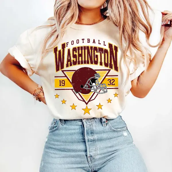 [Comfort Color 1717] Washington Football Vintage Comfort Color T-Shirt, Washington Crewneck Commander Shirt, Washington Fan Gift
