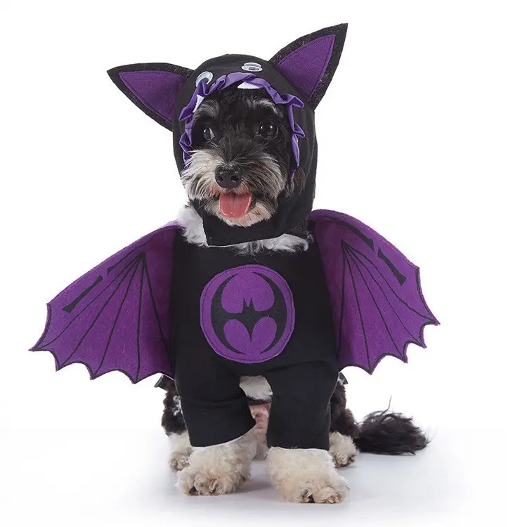 Halloween Christmas Dog Costume for Small Dogs, Funny Cosplay Pet Outfit Set, Holiday Party Jumpsuit for Teddy Chihuahua, Cute Cat Clothes