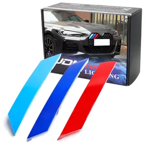 iJDMTOY Exact Fit M-Color Grille Insert Trims For BMW 2021-up G22/G23 4 Series 420i 430i 440i w/Standard Diamond Shape Front Large Grille