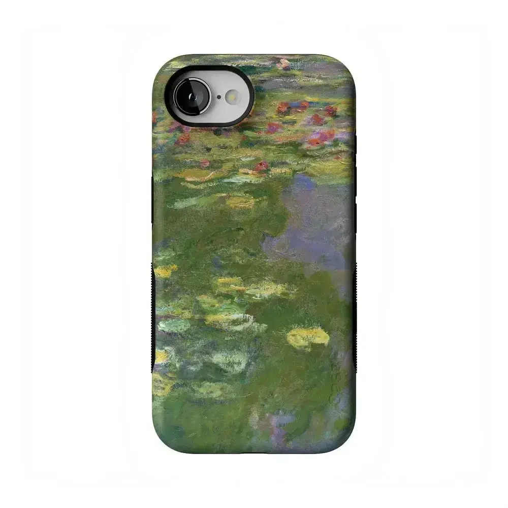 Casely iPhone 17e Case | The Met Museum | Monet's Water Lilies | Bold Protective Design | Compatible with MagSafe